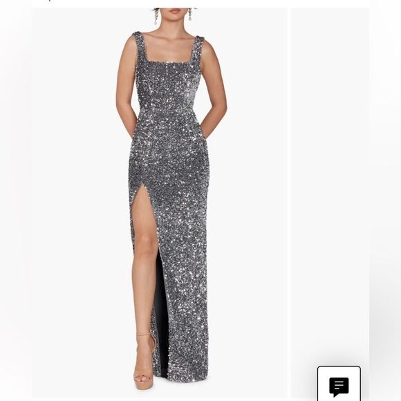 HELSI: Marilyn Sequin Gown - Picture 1 of 7